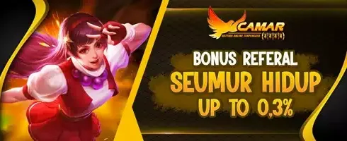 BONUS REFFERAL 0.3_ SEUMUR HIDUP promotion